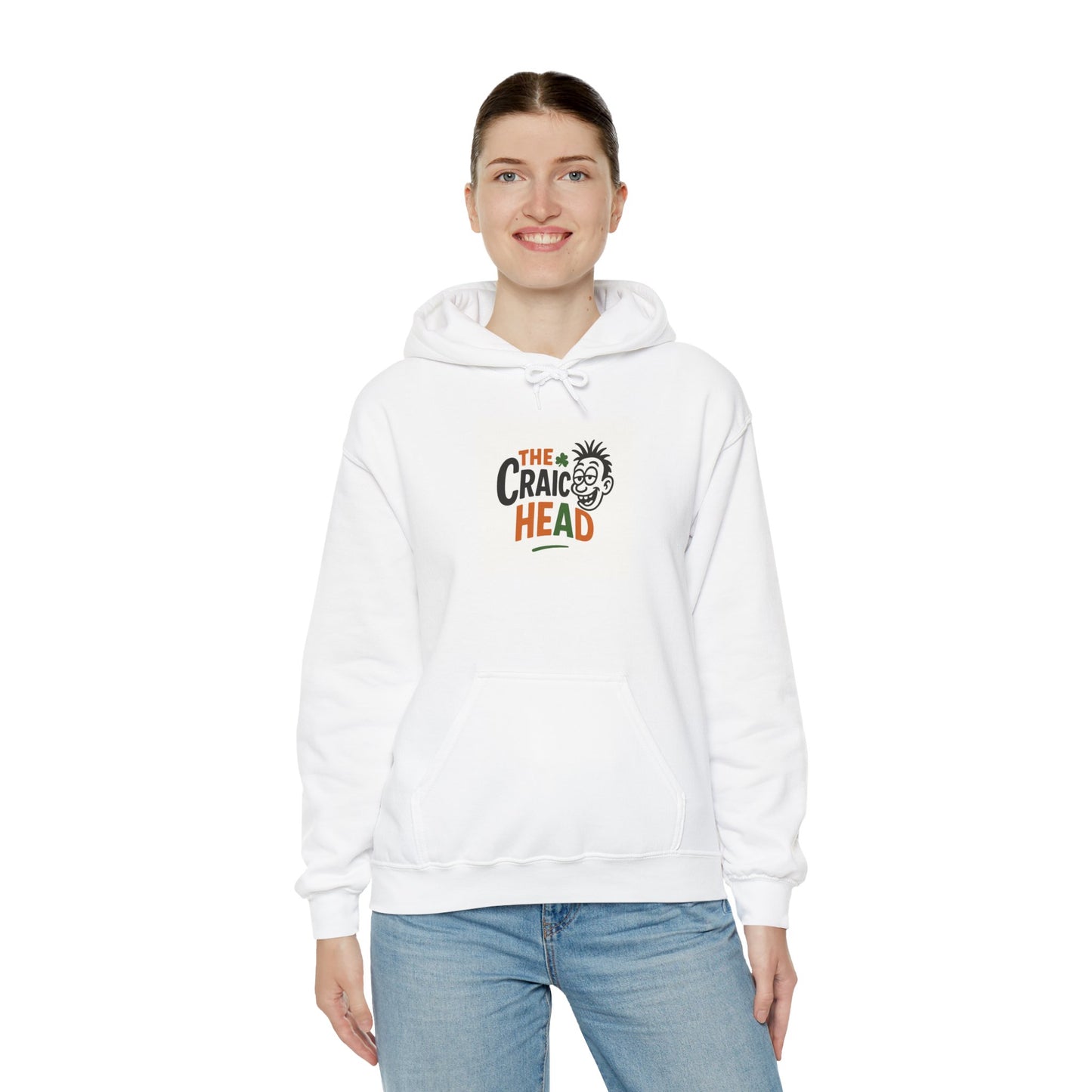 The Craic Head Unisex Heavy Blend™ Hooded Sweatshirt – Fun St. Patrick's Day Apparel