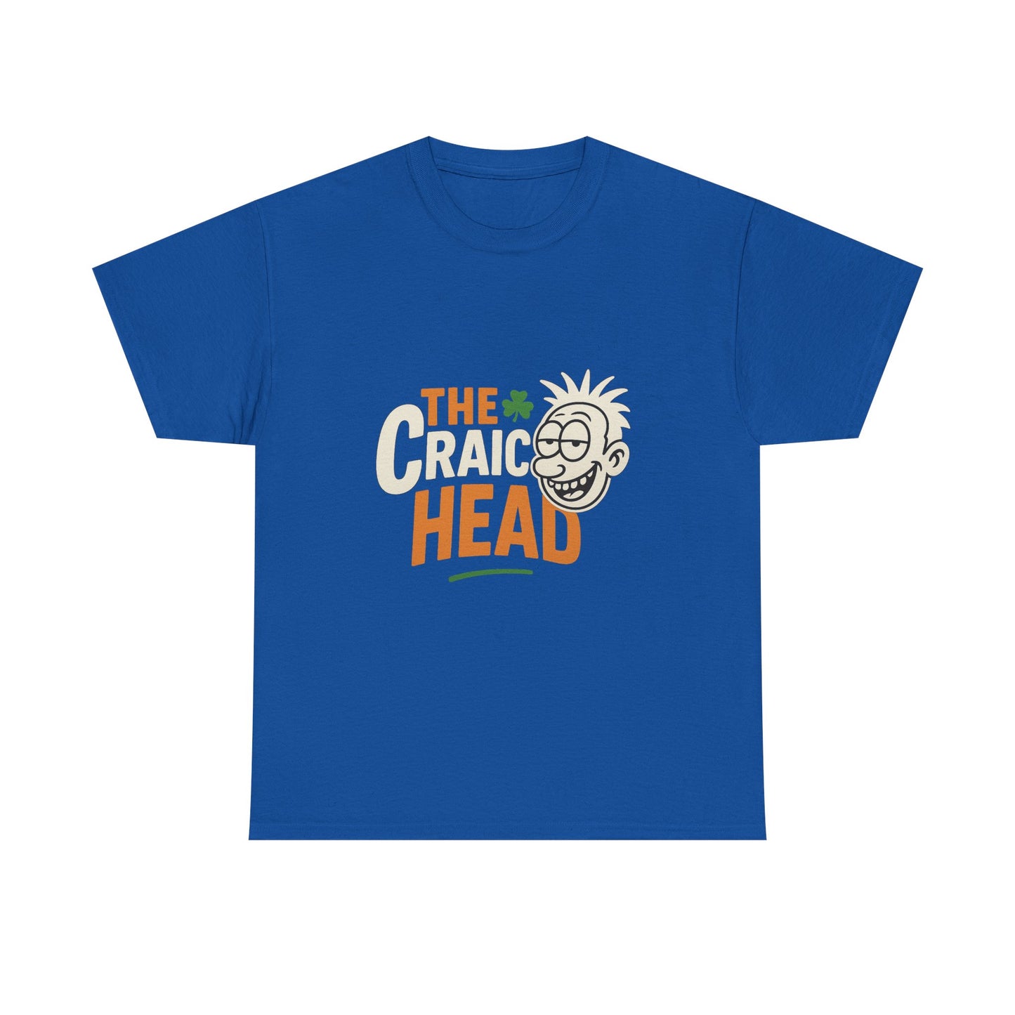 Craic Head Graphic Tee - Fun Party Shirt, St. Patrick's Day, Unisex Cotton T-Shirt, Casual Wear, Gift for Friends