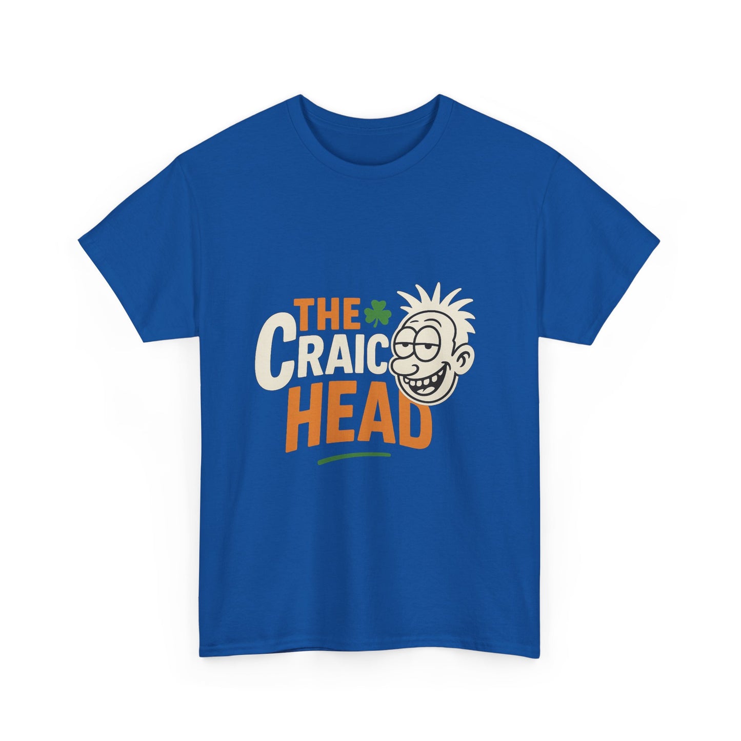Craic Head Graphic Tee - Fun Party Shirt, St. Patrick's Day, Unisex Cotton T-Shirt, Casual Wear, Gift for Friends