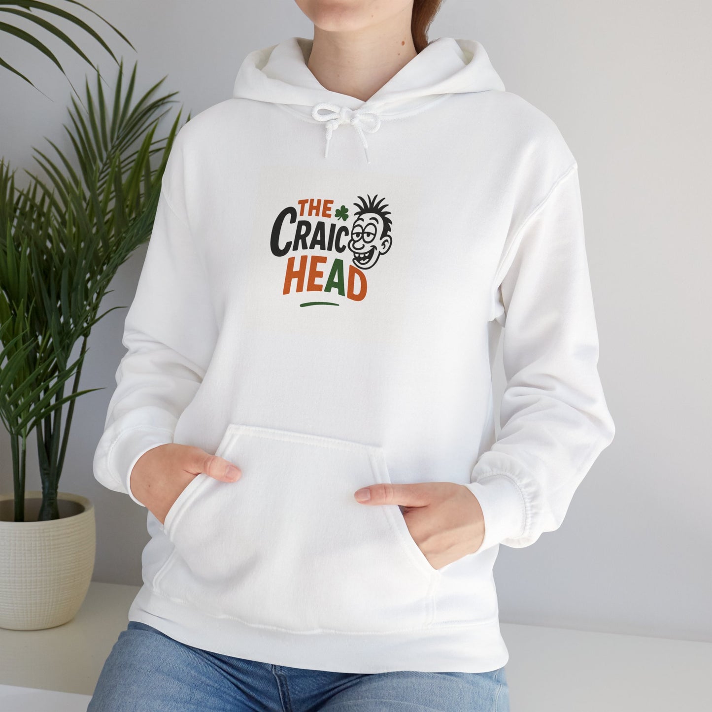 The Craic Head Unisex Heavy Blend™ Hooded Sweatshirt – Fun St. Patrick's Day Apparel