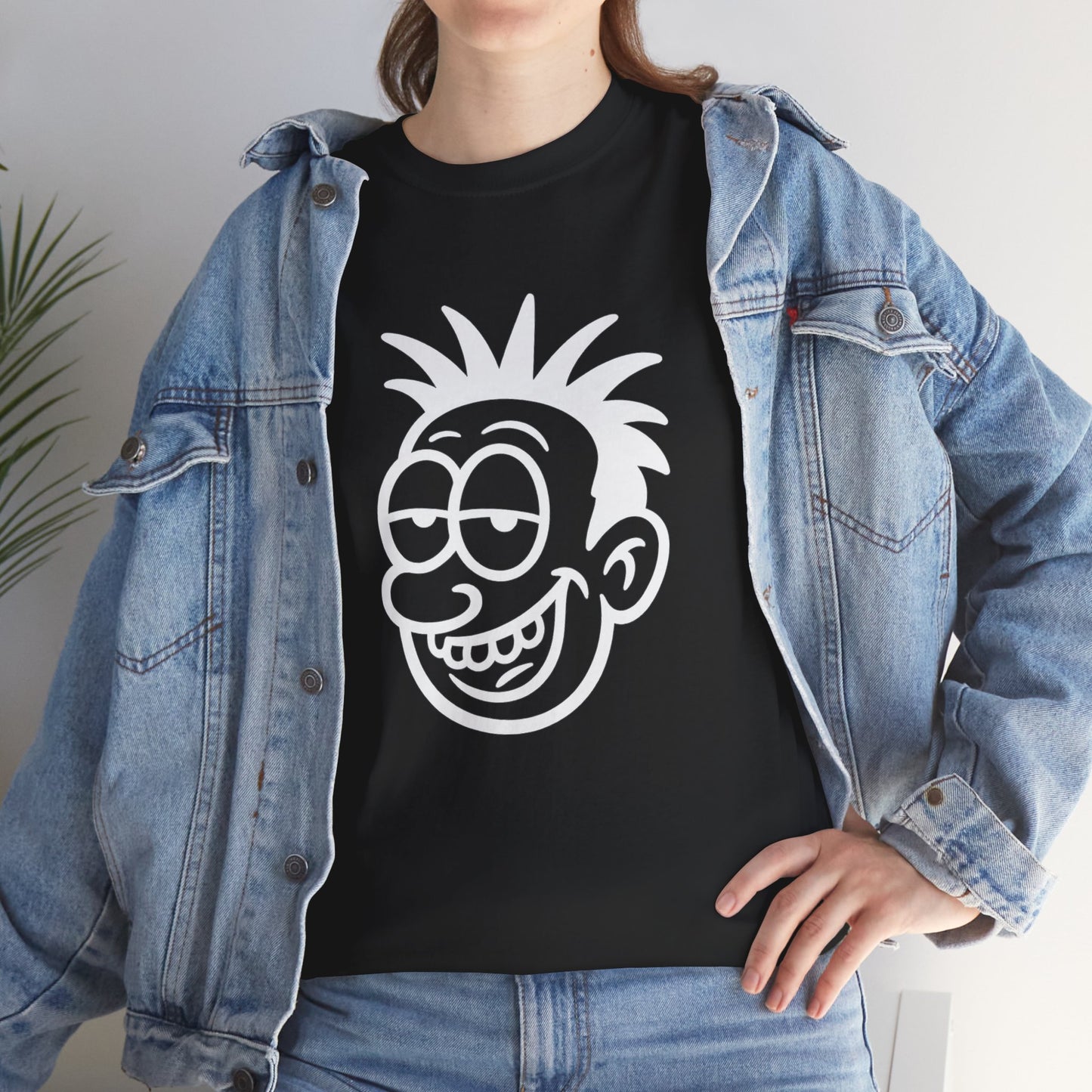 Funny Cartoon Graphic Tee, Unisex Heavy Cotton Tee, Humor Shirt, Birthday Gift, Casual Wear, Streetwear Style